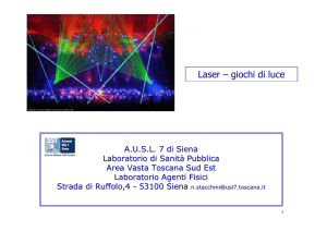 LASER USO SCENICO