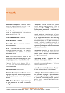 Glossario - Zanichelli online per la scuola