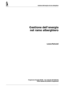 Gestione dell`energia nel ramo alberghiero