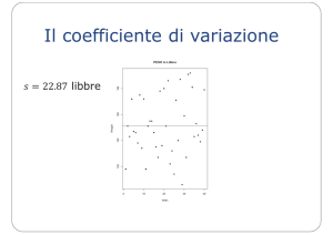 Il coefficiente di variazione - Imati