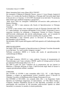 Curriculum vitae al 1/1/2005 Maria Antonietta Sale