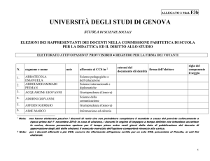 provvisorio - Economia@UniGe - Università degli studi di Genova