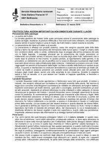 21.03.2016 Bollettino fitosanitario n. 11/2016 Frutticoltura