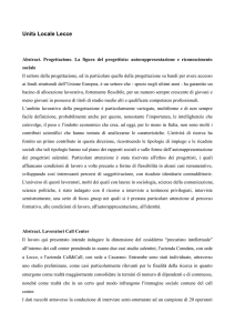 Avanzamento Unità Lecce 29 luglio 2015