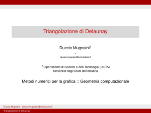 Triangolazione di Delaunay