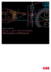 Emax 2, all-in-one innovation Sincronismo e Richiusura