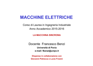 MACCHINE ELETTRICHE - Università degli studi di Pavia