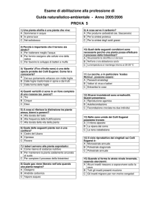 Esame di abilitazione alla professione di Guida naturalistico