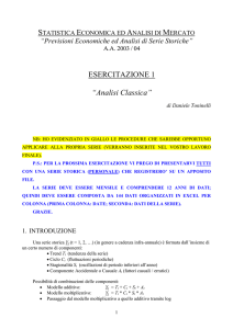 ESERCITAZIONE 1