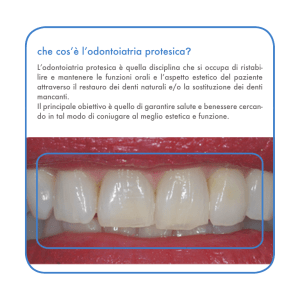 che cos`è l`odontoiatria protesica?
