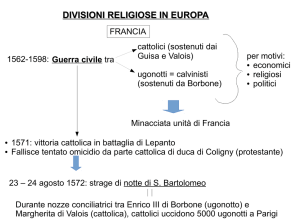 DIVISIONI RELIGIOSE IN EUROPA