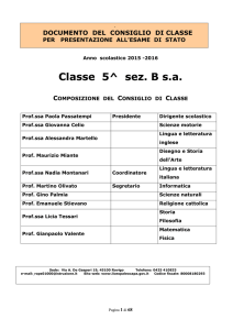 DOCUMENTO 15 MAGGIO 2016 V B LSA (1)