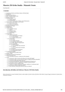 Maestro 3D Ortho Studio Manuale Utente