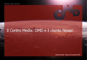Il Centro Media: OMD e il cliente Nissan