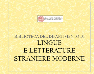 lingue e letterature straniere moderne