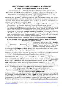 Conservazione dell`energia meccanica