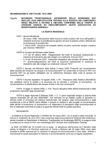 DELIBERAZIONE N. VIII/1732 DEL 18.01.2006 Oggetto