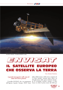 ENVISAT Il Satellite europeo che osserva la terra