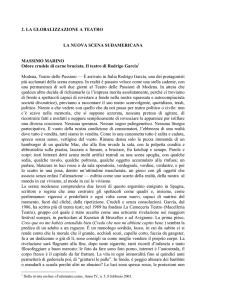 2. LA GLOBALIZZAZIONE A TEATRO LA NUOVA SCENA