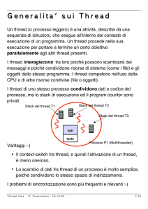Generalita` sui Thread