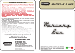 Manuale MERCURY BOX (2011)