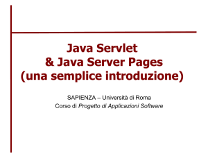 ASOS ~ Introduzione alla Java Servlet Technology