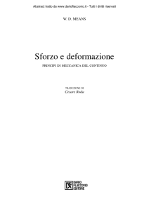 Sforzo e deformazione - Dario Flaccovio Editore