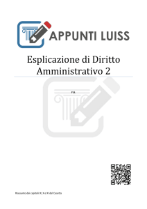 Esplicazione di Diritto Amministrativo 2