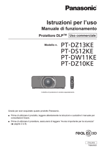 PT-DZ13K Series operating instructions