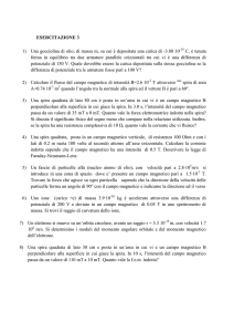 ESERCITAZIONE 3 1) Una gocciolina di olio, di massa m