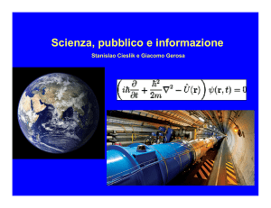 Scienza, pubblico e informazione - Ordine dei Giornalisti della