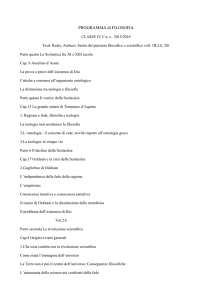 PROGRAMMA di FILOSOFIA