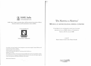 `da napoli a napoli` musica e musicologia senza