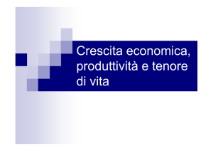 Slide Macroeconomica Crescita economica 2014