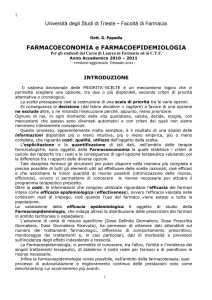 Farmaeconomia e Farmacoepidemiologia 20II - Area