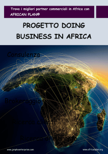 progetto doing business in africa