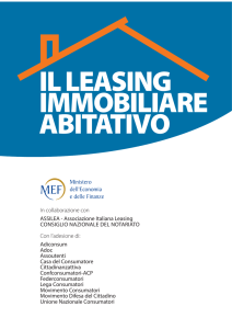 In collaborazione con ASSILEA - Associazione Italiana Leasing