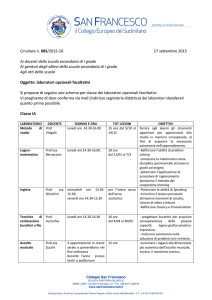 Circolare n. 08S/2015-16 17 settembre 2015 Ai docenti della scuola