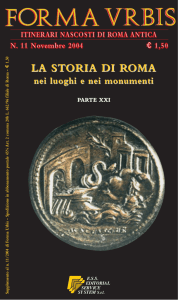 La Storia di Roma nei luoghi e nei monumenti XXI