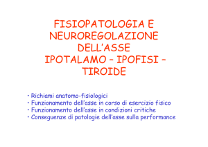 fisiopatologia e neuroregolazione dell`asse ipotalamo – ipofisi – tiroide