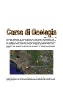 Corso di geologia - Liceo Scientifico Francesco D`Assisi