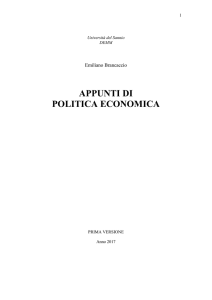 appunti di politica economica