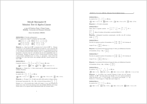 Soluzioni Test di Algebra Lineare Archivo - DIR