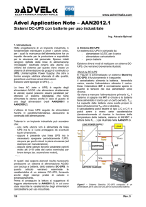 AAN 2012.1 - Sistemi DC-UPS con batterie per uso industriale _ITA_
