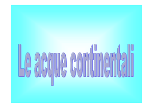 Acque continentali - The A