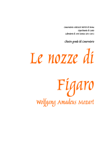 Le nozze di Figaro - Area Riservata del Conservatorio Boito
