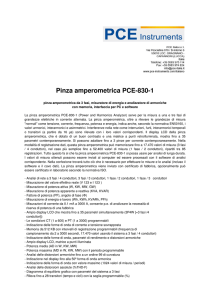 Pinza amperometrica PCE-830-1