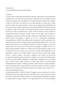 1 Vincenzo Bova L`incerta metamorfosi del sistema politico italiano