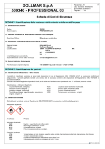 scheda di sicurezza