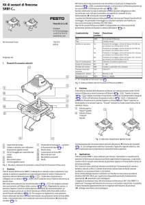 Kit di sensori di finecorsa SRBF−C